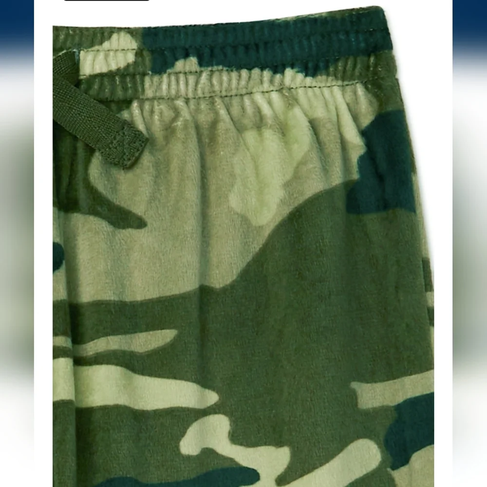 Boy's soft dinosaur and camo pj bottoms-8
